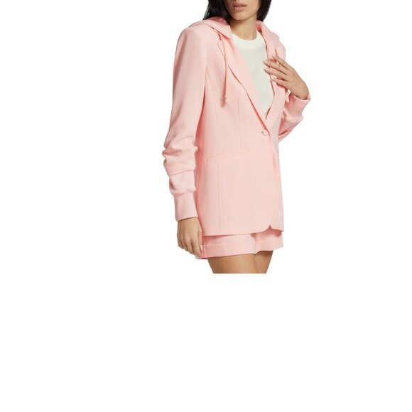 CINQ A’ SEPT Khloe Hooded Blazer Size 6 Pale Rose New With Tags - Picture 5 of 7